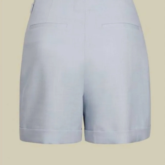 Ted Baker Soft Blue Lightweight Tailored Shorts Shorts Size Small - Picture 2 of 9